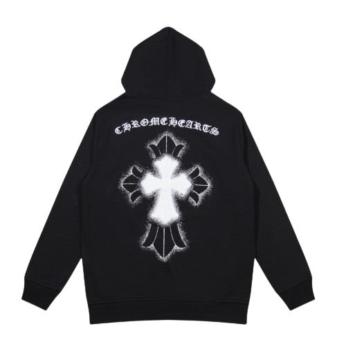 Chrome Hearts Script Beautiful Logo & Black Hoodie