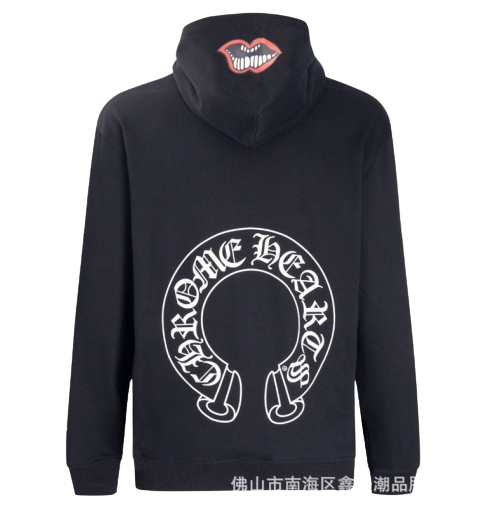 Chrome Heart Love Mouth black Hoodie