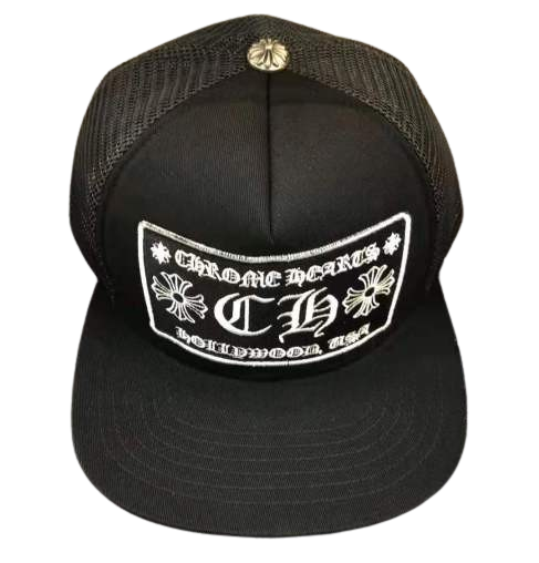 Chrome Hearts CH Hollywood USA Hat Black