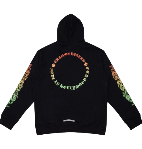 Chrome Hearts multi Colour Logo Hoodie Black